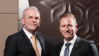 Fortescue chief executives Mark Hutchinson (energy) and Dino Otranto (metals). 