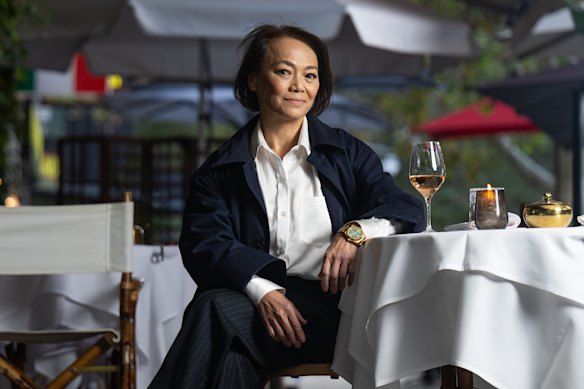 Nahji Chu in the street dubbed “Rue de Chu”. “I’m … tired of being in the background and all my people being quiet,” she says, “and that’s why I’m loud, sometimes rude and obnoxious.”
