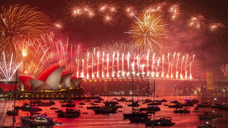 Controversial Nye Fireworks Light Up Sydney