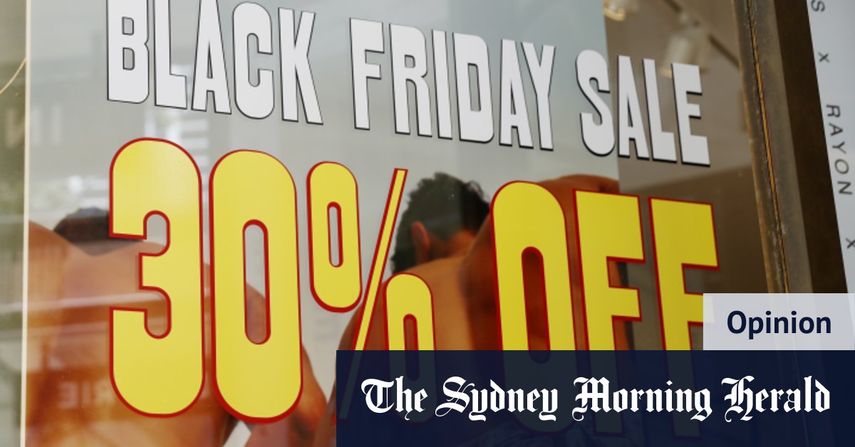 Black Friday bonanza? No, it’s just a black day for Australia