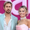 LONDON, ENGLAND - JULY 12: Ryan Gosling and Margot Robbie attend the “Barbie” European Premiere at Cineworld Leicester Square on July 12, 2023 in London, England. (Photo by Gareth Cattermole/Getty Images)