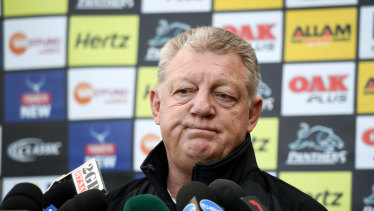 Silver lining: Phil Gould says the Panthers' sex tape woes have opened his eyes to what is out there.