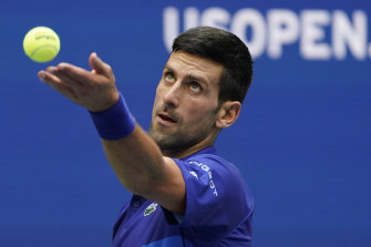 Private matter: Novak Djokovic has refused to publicly share his vaccination status. 