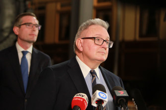 Arts Minister Don Harwin said he was 'delighted' to have been cleared.