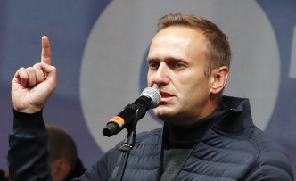 Russian opposition politician Alexei Navalny.