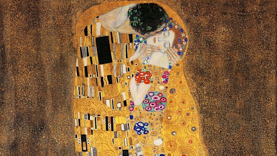 The Kiss by Gustav Klimt,1907
