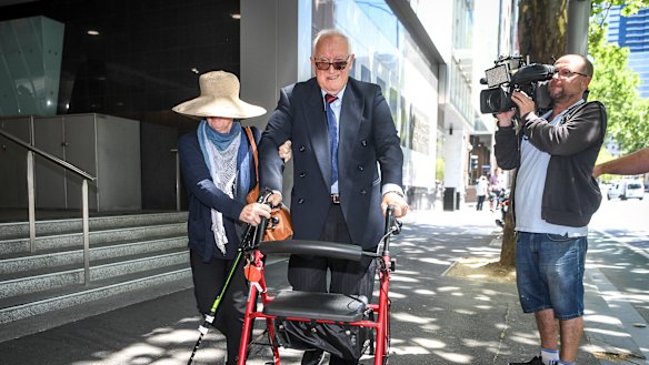 Dr Con Kyriacou leaving court last month.