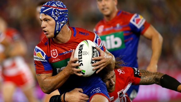 Failed experiment: Kalyn Ponga was quickly moved back into the No.1 jersey.