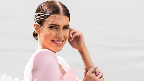 Erin Holland at the Everest at Royal Randwick Racecourse on Saturday.