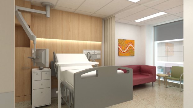 An artist's impression of the revamped hospital.