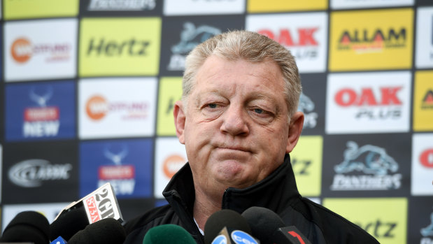 Beyond disappointed: Panthers boss Phil Gould admits he is reeling from the sex tape scandal to hit his club.