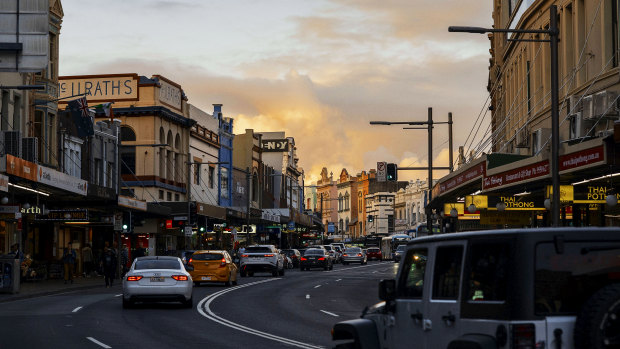 Dozens of cheap eateries on King Street, Newtown were investigated by the Fair Work Ombudsman. 
