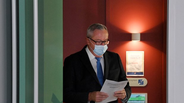 NSW Health Minister Brad Hazzard on Tuesday.