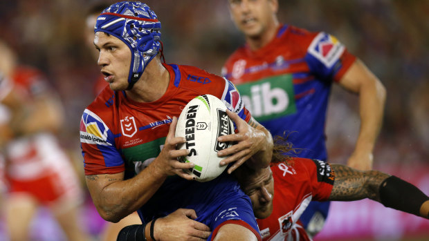 Failed experiment: Kalyn Ponga was quickly moved back into the No.1 jersey.