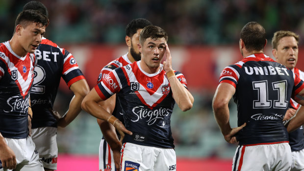 Kyle Flanagan shows the pressure of a tough year at the Roosters.