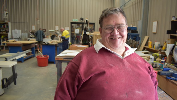 Colin Ashworth, at the Men's Shed in Ellenbrook on Wednesday, said he just wanted people to know that "what's put out isn't always true".
