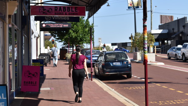 The Maylands strip is one of Perth's emerging shopping strips. 