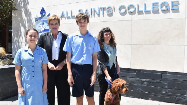 All Saints’ College in Perth is hoping to move the focus away from ATAR scores, starting with their Year 8 students, including Emma Ruck and Oliver Parker. 