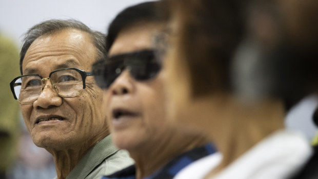 Patients waiting for a doctor consultation in the Thai Health Ministry's cannabis clinic. 