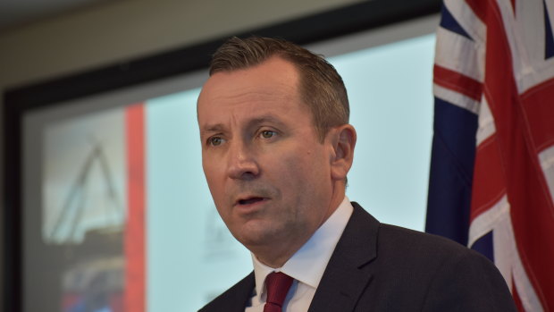 Premier Mark McGowan. is heading east to lure companies west.