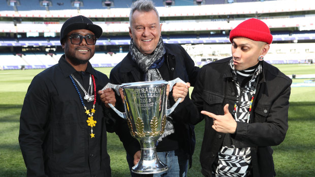 The Black Eyed Peas will headline the entertainment alongside Jimmy Barnes.