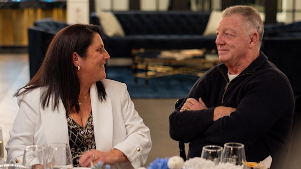 Phil Gould with wife June.