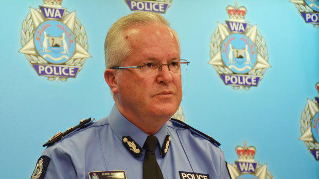 WA Police Commissioner Chris Dawson.