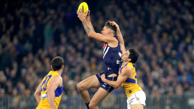 Rory Lobb has presented well for the Dockers in his first season with the club.