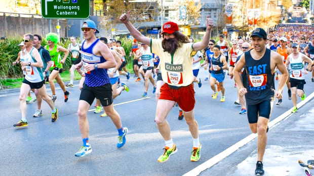 Runners and walkers taking to the streets of Sydney for City2Surf