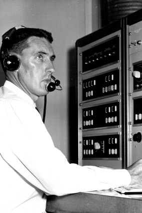 Gerry O’Connor at the Muchea Tracking Station in WA, where he became the first Australian to speak with a man in space.