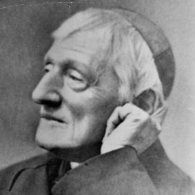 John Henry Newman (1801-1890). Made a cardinal by Pope Leo XIII, canonised by Pope Francis on October 13, 2019.
