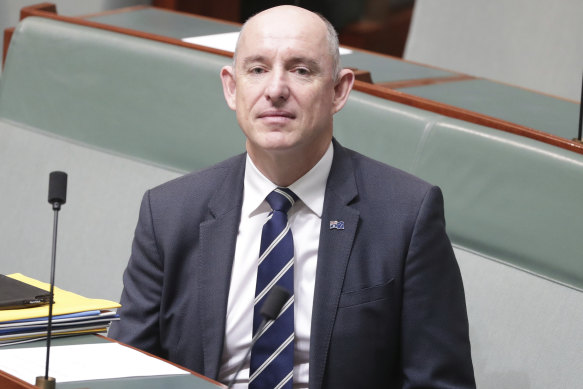 Government Services Minister Stuart Robert.