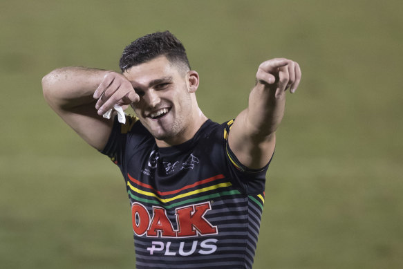 There will be no Penrith cardboard cutout fans to cheer club star Nathan Cleary.