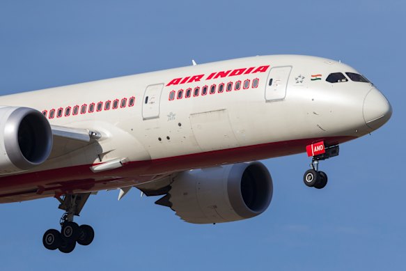 An Air India 787-8 Dreamliner in 2014.