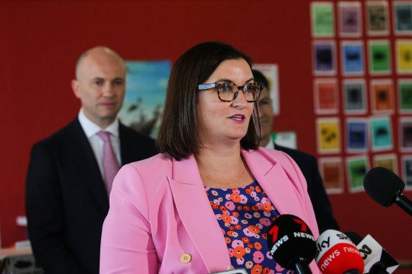 “We need to be doing a better job of promoting the benefit of a career in NSW public education”: Education Minister Sarah Mitchell.