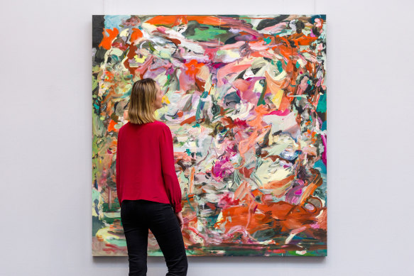 Cecily Brown’s <i>Free Games for May</i> (estimated at $3-5 million).