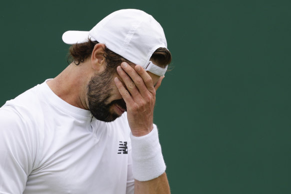 Jordan Thompson was knocked out in Wimbledon’s second round.