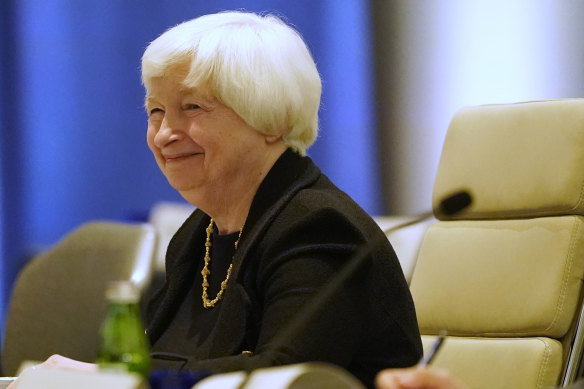 US Treasury secretary Janet Yellen is optimistic the US economy will avoid recession.