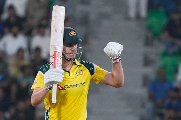 Cameron Green top-scored for Australia in the second ODI against Pakistan.