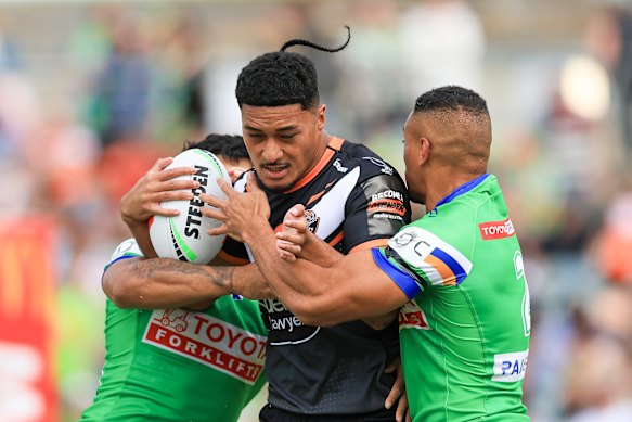 Junior Tupou is poised to return to the Wests Tigers after stints for the Roosters and Dolphins.