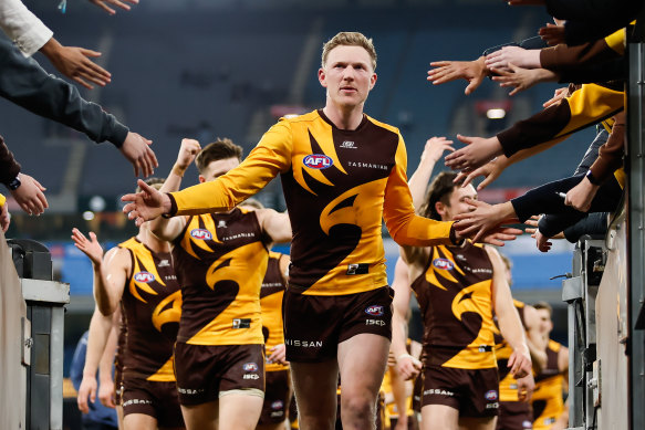 Hawthorn captain James Sicily is far removed from the kid who first walked into Waverley Park.