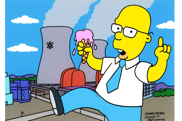 D’oh! Peter Dutton as Homer Simpson.