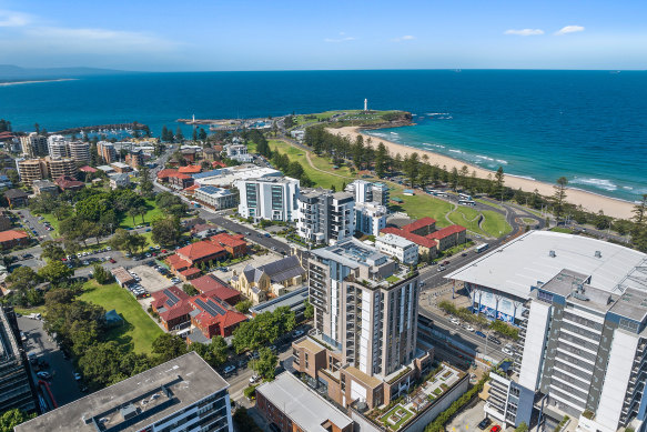 The Northsea building in Wollongong will be home to private home owners and social and affordable housing tenants.