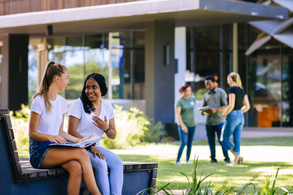 Students at Queensland’s James cook University.