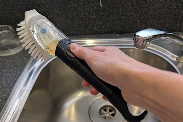 Mr Siga might be the MVP of soap dispensing brushes.