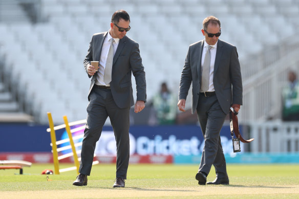 Ricky Ponting and Justin Langer will only call one day of the first Test.