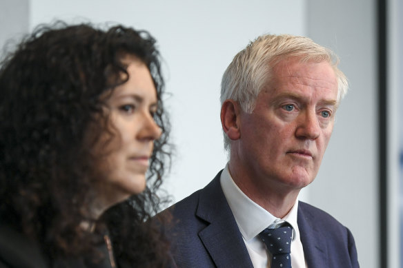 Administrators Leanne Chesser  and Craig Shepard of KordaMentha.