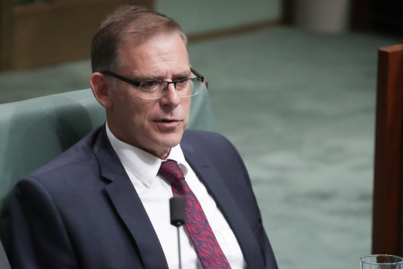 Federal Labor MP Anthony Byrne in parliament in 2018.