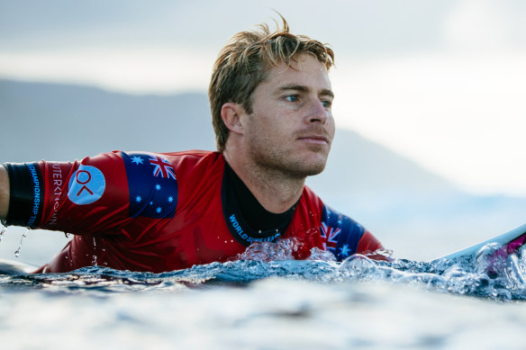 Ewing is one of three Aussies chasing a world title in California this weekend.