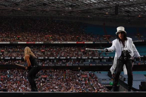 The changes are unlikely to see the sudden return of international acts, like Alice Cooper at the Bushfire relief concert earlier this year. 